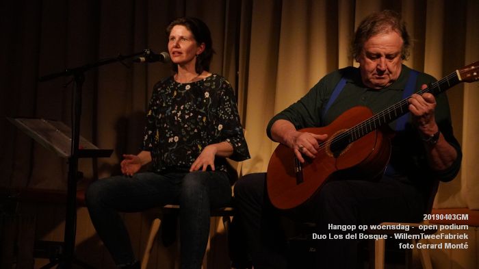 gDSC00470- Hangop op woensdag -  open podium - WillemTweeFabriek - Duo Los del Bosque - 3apr2019 -  foto GerardMontE web