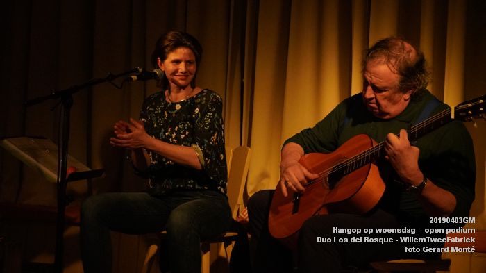 gDSC00477- Hangop op woensdag -  open podium - WillemTweeFabriek - Duo Los del Bosque - 3apr2019 -  foto GerardMontE web