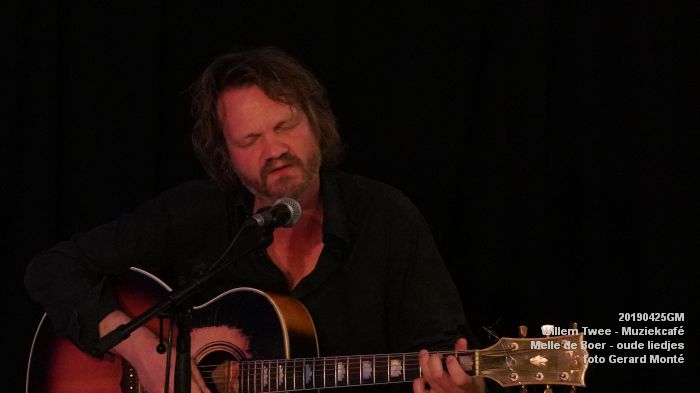qDSC02253- Willem Twee - Muziekcafe - Melle de Boer - oude liedjes - 25apr2019 -  foto GerardMontE web