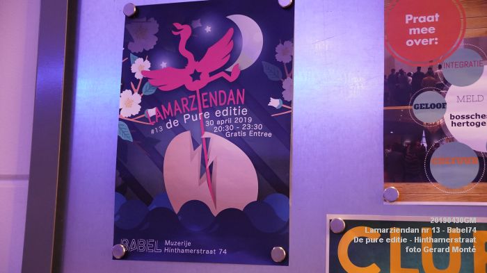 DSC01642- Lamarziendan nr 13 - De pure editie - Babel74 muzerije HHstraat - 30apr2019 - foto GerardMontE web DSC01642- Lamarziendan nr 13 - De pure editie - Babel74 muzerije HHstraat - 30apr2019 - foto GerardMontE web