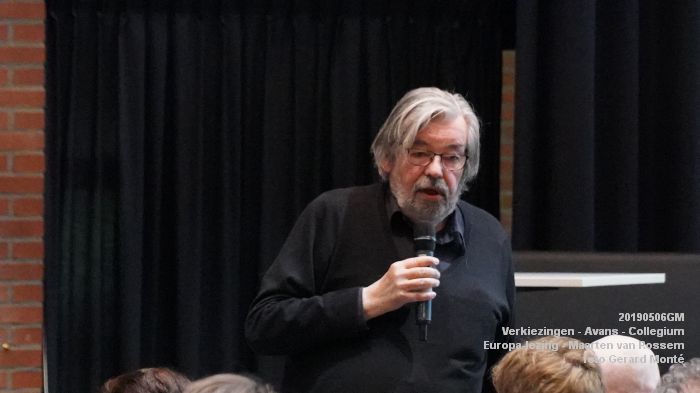 DSC03266- Verkiezingen - Europa-lezing met Maarten van Rossem - Avans - 6mei2019 -  foto GerardMontE web