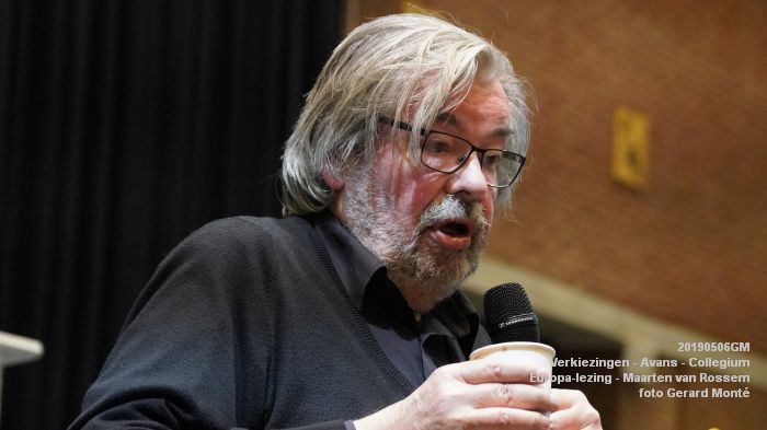 DSC03283- Verkiezingen - Europa-lezing met Maarten van Rossem - Avans - 6mei2019 -  foto GerardMontE web