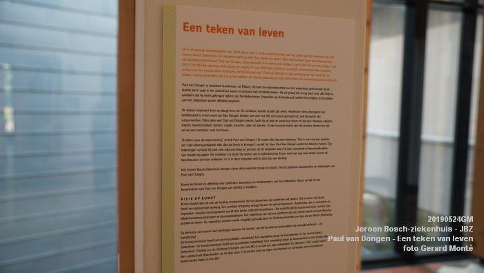DSC09822- Jeroen Bosch-ziekenhuis JBZ - Paul van Dongen - Een teken van leven - 24mei2019 - foto GerardMontE web DSC09822- Jeroen Bosch-ziekenhuis JBZ - Paul van Dongen - Een teken van leven - 24mei2019 - foto GerardMontE web