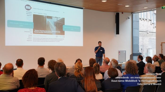 eDSC05767- avond Duurzame Mobiliteit s-Hertogenbosch - 27mei2019 -  foto GerardMontE web