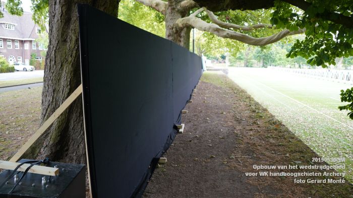 DSC06641- Opbouw van het wedstrijdgebied op het rugbyterrein van de Dukes Zuiderpark en Parade - 30mei2019 -  foto GerardMontE web