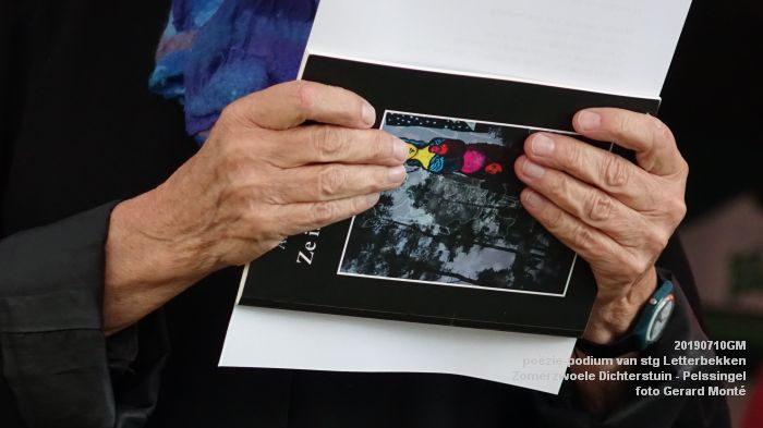 jDSC05954- poezie-podium Letterbekken - Zomerzwoele Dichterstuin - aan de Pelssingel  - 10juli019 -  foto GerardMontE web