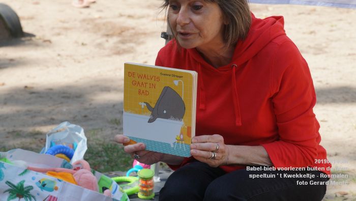 FDSC05403- Babel-bieb voorlezen buiten de deur - t Kwekkeltje Rosmalen  - 14aug2019 - foto GerardMontE web