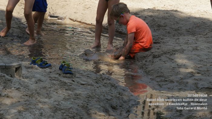FDSC05422- Babel-bieb voorlezen buiten de deur - t Kwekkeltje Rosmalen  - 14aug2019 - foto GerardMontE web