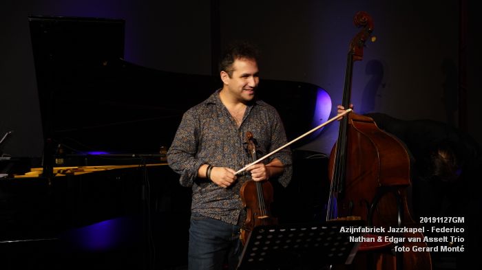 LDSC03900- Azijnfabriek Jazzkapel - Federico Nathan - Edgar van Asselt Trio - 27nov2019 - foto GerardMontE web