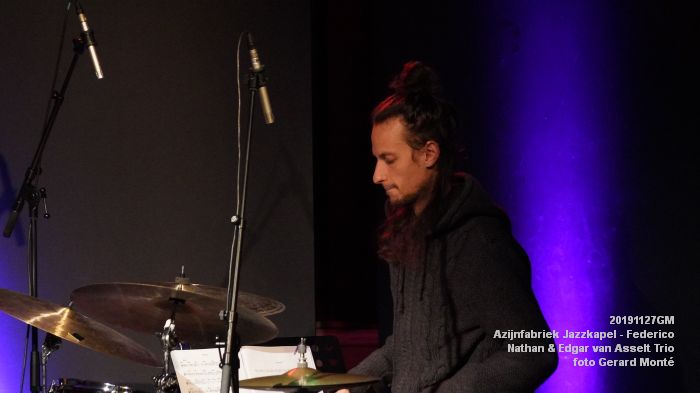 LDSC03905- Azijnfabriek Jazzkapel - Federico Nathan - Edgar van Asselt Trio - 27nov2019 - foto GerardMontE web