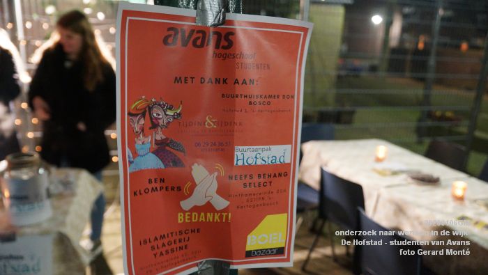 DSC01078- onderzoek naar wensen in de wijk De Hofstad door studenten van Avans - 6jan2020 - foto GerardMontE web