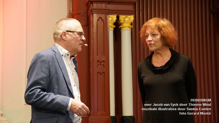 DSC04627- W2Toonzaal - lezing over Jacob van Eyck door Thiemo Wind - muzikale illustraties door Saskia Coolen - 8mrt2020 - foto GerardMontE web