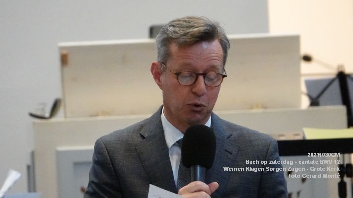 DSC06849-  Bach op zaterdag - cantate Weinen Klagen Sorgen Zagen - Grote Kerk - 30okt2021 -  foto GerardMontE web