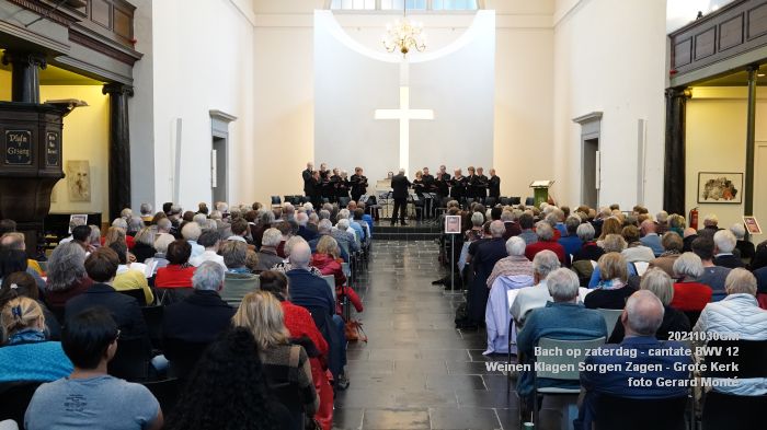 DSC06871-  Bach op zaterdag - cantate Weinen Klagen Sorgen Zagen - Grote Kerk - 30okt2021 -  foto GerardMontE web