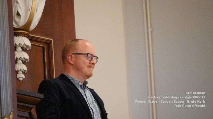 DSC06932-  Bach op zaterdag - cantate Weinen Klagen Sorgen Zagen - Grote Kerk - 30okt2021 -  foto GerardMontE web