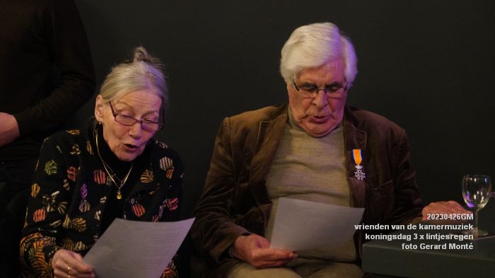 DSC03087- Vrienden van de kamermuziek - lintjesregen koningsdag 3 onderscheidingen - 27apr2023  - foto Gerard MontE web