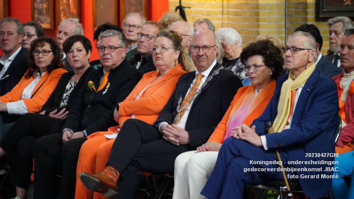 DSC03165- Koningsdag - koninklijke onderscheidingen -gedecoreerdenbijeenkomst JBAC - 27apr2023  - foto Gerard MontE web
