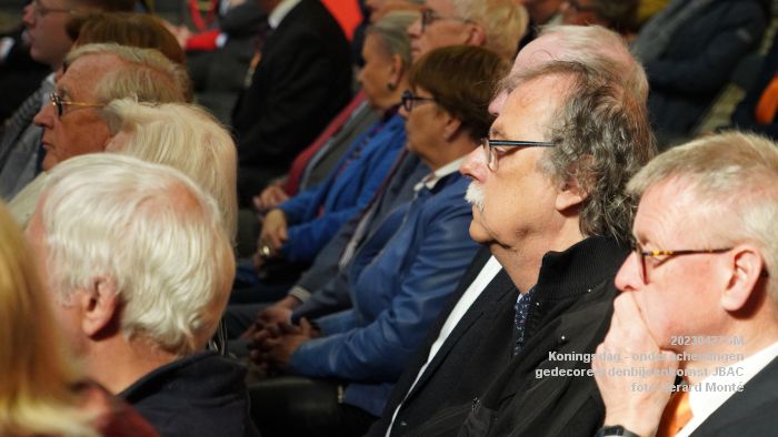 DSC03169- Koningsdag - koninklijke onderscheidingen -gedecoreerdenbijeenkomst JBAC - 27apr2023  - foto Gerard MontE web