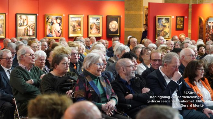 DSC03180- Koningsdag - koninklijke onderscheidingen -gedecoreerdenbijeenkomst JBAC - 27apr2023  - foto Gerard MontE web