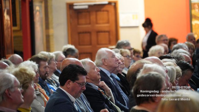DSC03191- Koningsdag - koninklijke onderscheidingen -gedecoreerdenbijeenkomst JBAC - 27apr2023  - foto Gerard MontE web