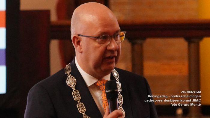 DSC03212- Koningsdag - koninklijke onderscheidingen -gedecoreerdenbijeenkomst JBAC - 27apr2023  - foto Gerard MontE web