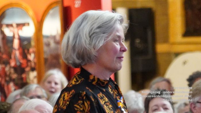 DSC03224- Koningsdag - koninklijke onderscheidingen -gedecoreerdenbijeenkomst JBAC - 27apr2023  - foto Gerard MontE web