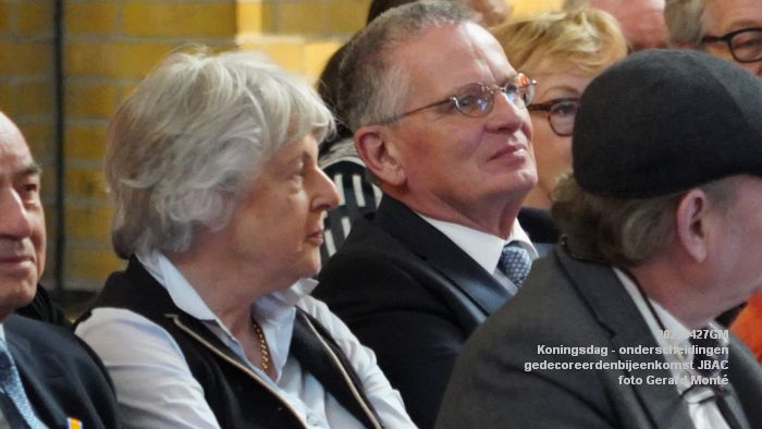 DSC03239- Koningsdag - koninklijke onderscheidingen -gedecoreerdenbijeenkomst JBAC - 27apr2023  - foto Gerard MontE web