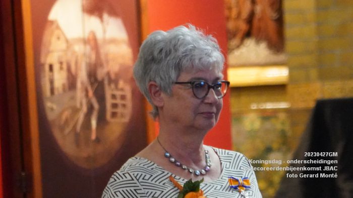 DSC03243- Koningsdag - koninklijke onderscheidingen -gedecoreerdenbijeenkomst JBAC - 27apr2023  - foto Gerard MontE web