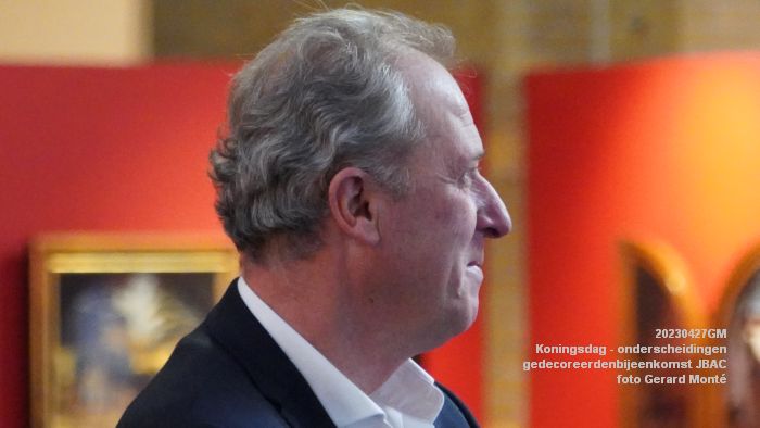 DSC03244- Koningsdag - koninklijke onderscheidingen -gedecoreerdenbijeenkomst JBAC - 27apr2023  - foto Gerard MontE web