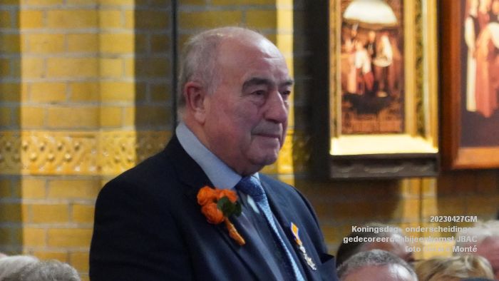 DSC03248- Koningsdag - koninklijke onderscheidingen -gedecoreerdenbijeenkomst JBAC - 27apr2023  - foto Gerard MontE web