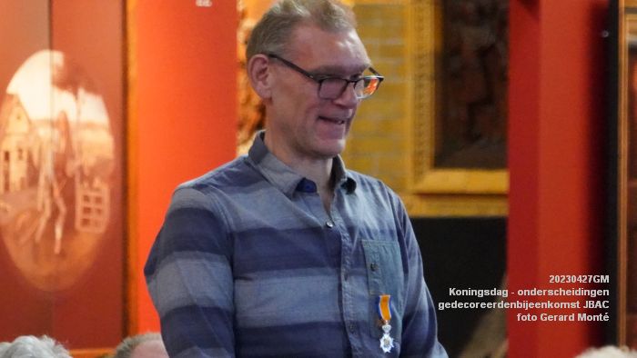 DSC03251- Koningsdag - koninklijke onderscheidingen -gedecoreerdenbijeenkomst JBAC - 27apr2023  - foto Gerard MontE web