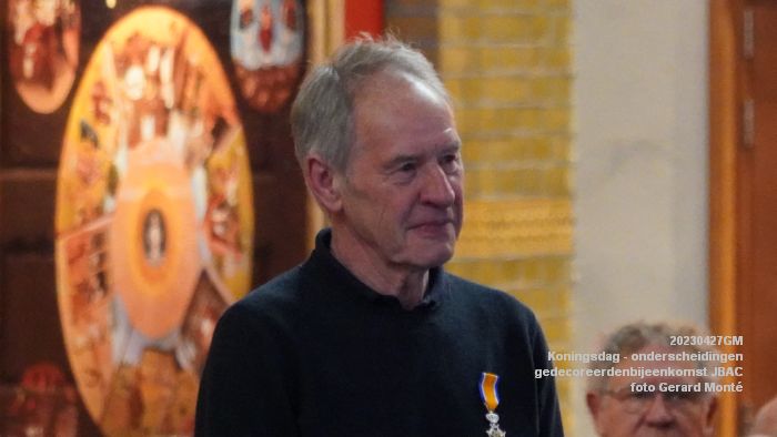 DSC03272- Koningsdag - koninklijke onderscheidingen -gedecoreerdenbijeenkomst JBAC - 27apr2023  - foto Gerard MontE web