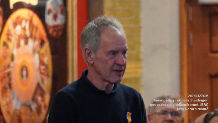 DSC03273- Koningsdag - koninklijke onderscheidingen -gedecoreerdenbijeenkomst JBAC - 27apr2023  - foto Gerard MontE web