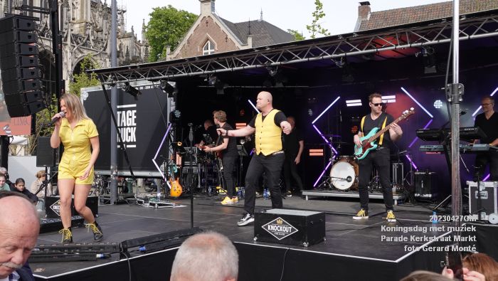 eDSC04540- Koningsdag met muziek op de Parade Kerkstraat Markt - 27apr2023  - foto Gerard MontE web
