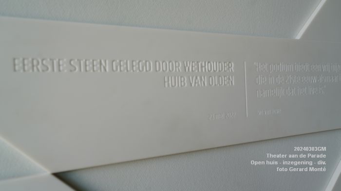 DSC05470- Theater aan de Parade - Open huis - inzegening - diversen - 3mrt2024 - foto GerardMontE web