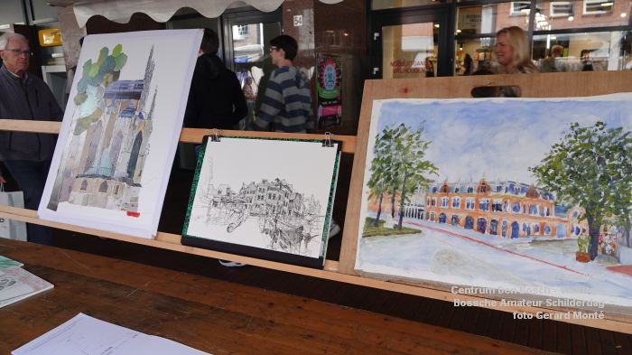 DSC09378- Centrum Den Bosch Visstraat  Bossche Amateur Schilderdag - 2juni2024 - foto Gerard MontE web