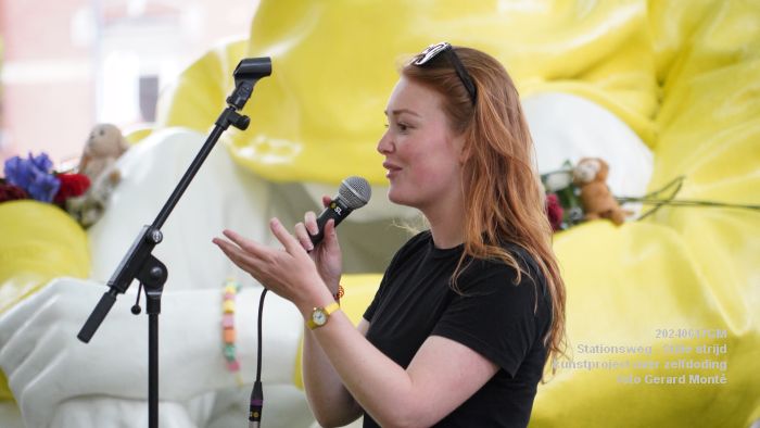 DSC02249- Stationsweg onthulling beeld Stille strijd - 17juni2024 - foto Gerard MontE web