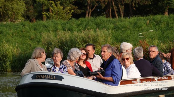 DSC05128- Muziek op de Binnendieze - Liset van Hoorn - Dennis van de Tillaart - 27juli2024 -  foto GerardMontE web
