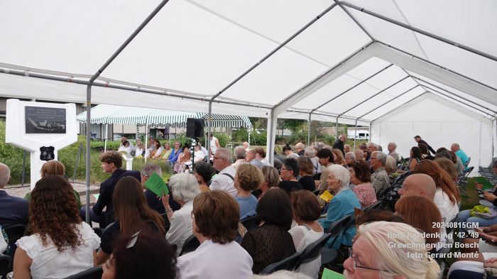 DSC06335- Honi-herdenking Grevelingen Den Bosch - 15aug2024 -  foto GerardMontE- Honi-herdenking Grevelingen Den Bosch - 15aug2024 -  foto GerardMontE