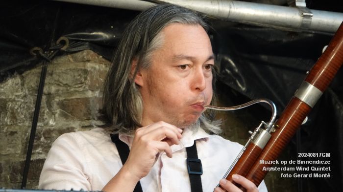 DSC06512- Muziek op de Binnendieze - Amsterdam Wind Quintet - 17aug2024 -  foto GerardMontE