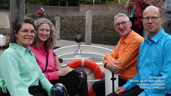 DSC07272- Muziek op de Binnendieze - Albatros Kwartet - 31aug2024 -  foto GerardMontE