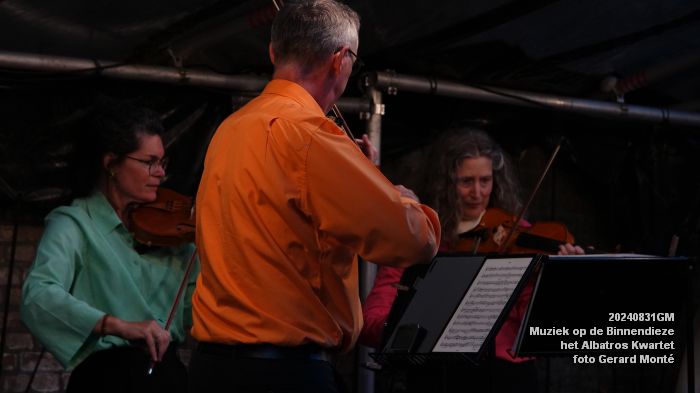 DSC07312- Muziek op de Binnendieze - Albatros Kwartet - 31aug2024 -  foto GerardMontE