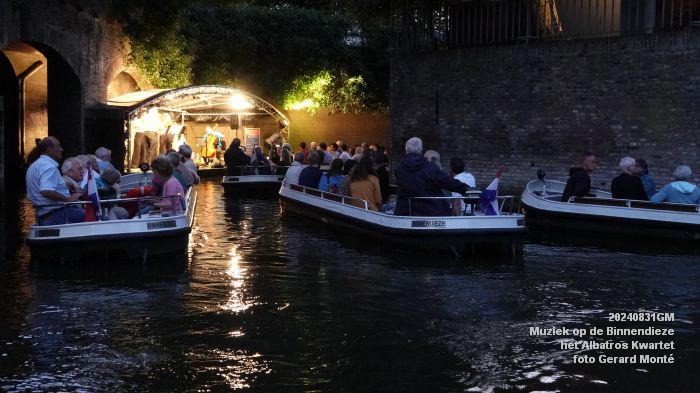 DSC07335- Muziek op de Binnendieze - Albatros Kwartet - 31aug2024 -  foto GerardMontE