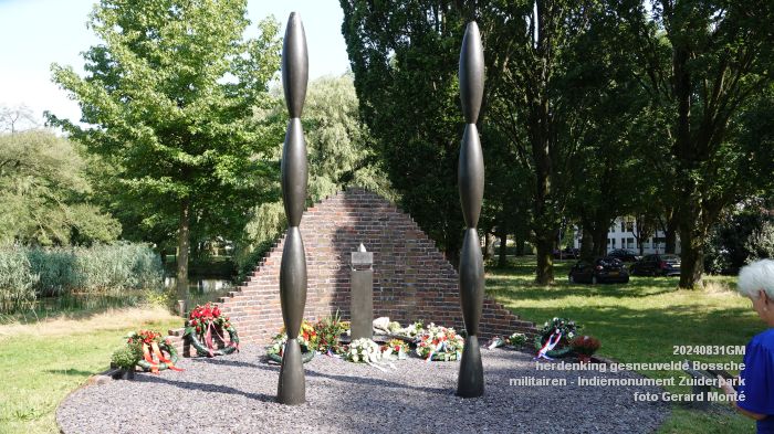 DSC07206- VOC herdenking Bossche gesneuvelde militairen - Indiemonument Zuiderparkweg - 31aug2024 - foto GerardMontE DSC07206- VOC herdenking Bossche gesneuvelde militairen - Indiemonument Zuiderparkweg - 31aug2024 - foto GerardMontE