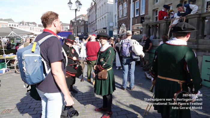 DSC08558- Stadspijpers van s-Hertogenbosch - 10th International Town Pipers Festival - 7sep2024 -  foto GerardMontE web