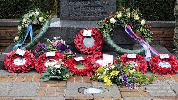 DSC00713- 53rd Welsh Division Monument - herdenking bevrijding 27-10-1944 - 27okt2025 - foto GerardMontE DSC00713- 53rd Welsh Division Monument - herdenking bevrijding 27-10-1944 - 27okt2025 - foto GerardMontE
