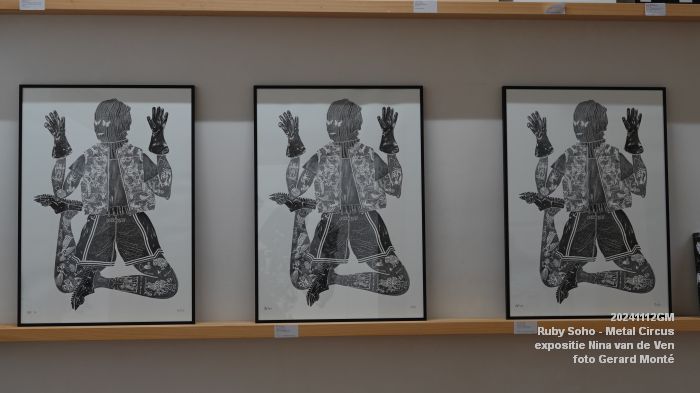 DSC05873- galerie Ruby Soho - Nina van de Ven - Metal Circus - 12nov2024 -  foto GerardMontE web