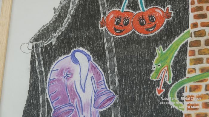 DSC05898- galerie Ruby Soho - Nina van de Ven - Metal Circus - 12nov2024 -  foto GerardMontE web