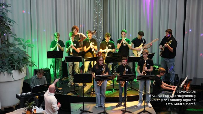 DSC00183- H73 Live op zaterdagmiddag - Junior jazz academy - 30nov2024 -  foto GerardMontE web