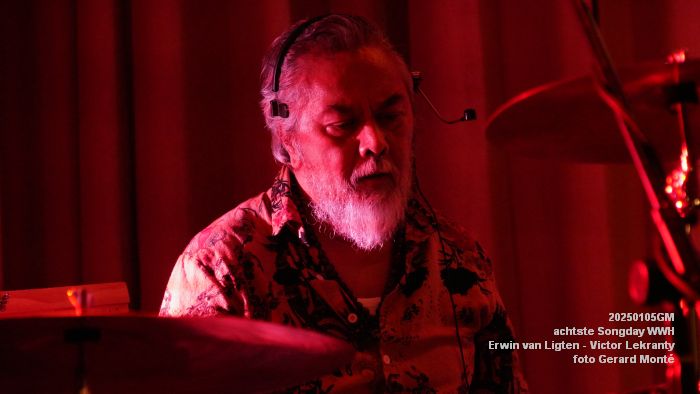 DSC01828-  achtste Songday WWH - Erwin van Ligten - Victor Lekranty - 5jan2025 -  foto GerardMontE web